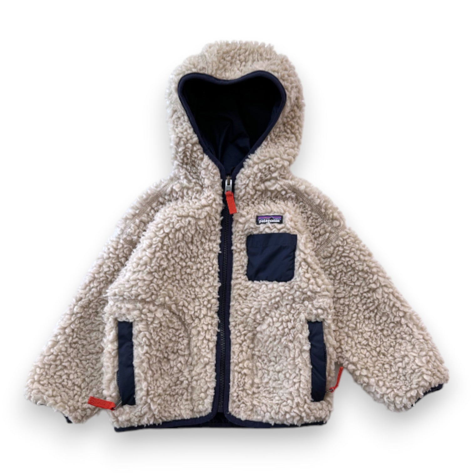 PATAGONIA - Manteau en fourrure beige - 2 ans