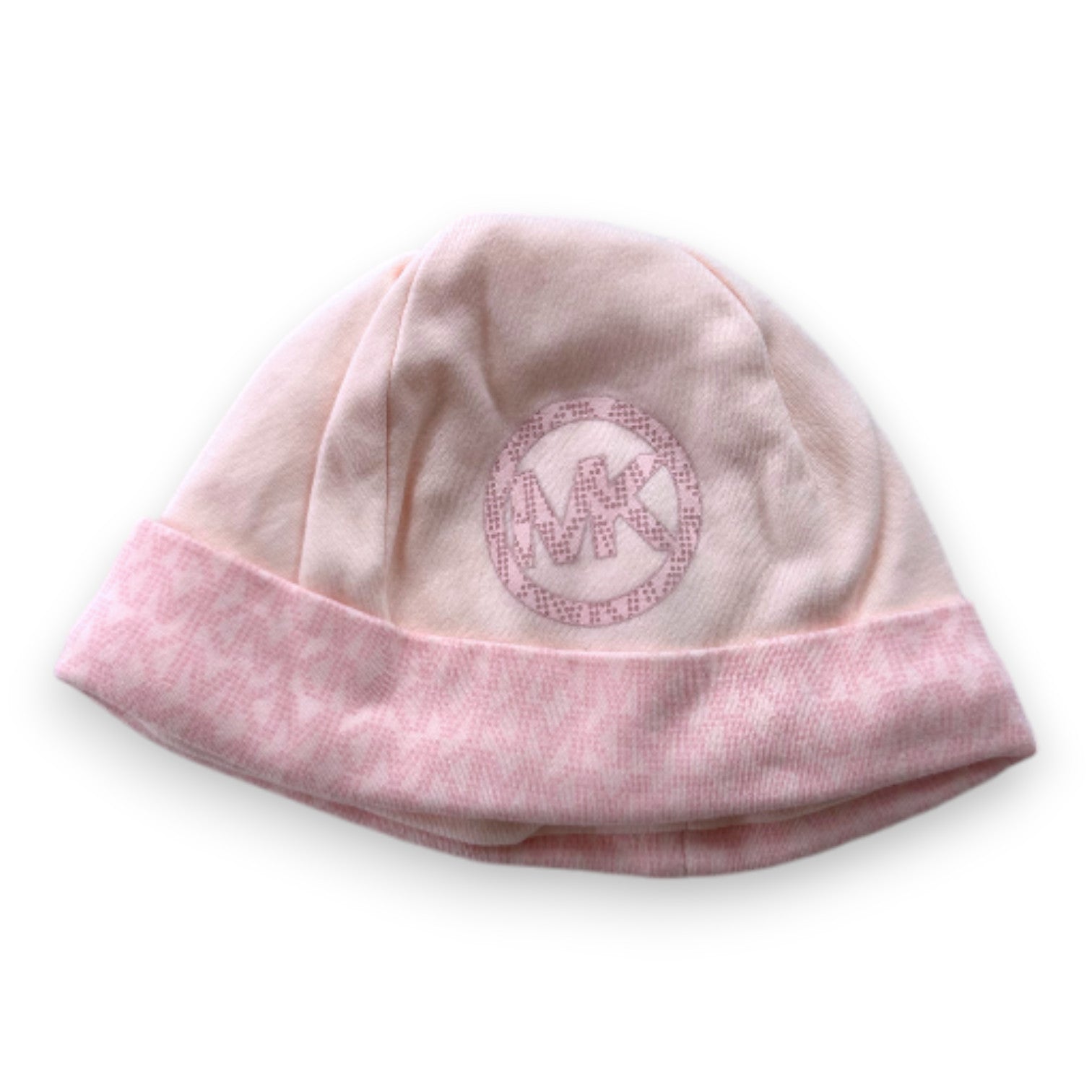 MICHAEL KORS - Bonnet rose avec imprimé "MK3" - 3 mois