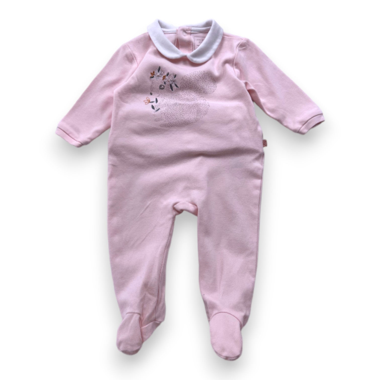 CARREMENT BEAU - Pyjama rose avec imprimé - 9 mois