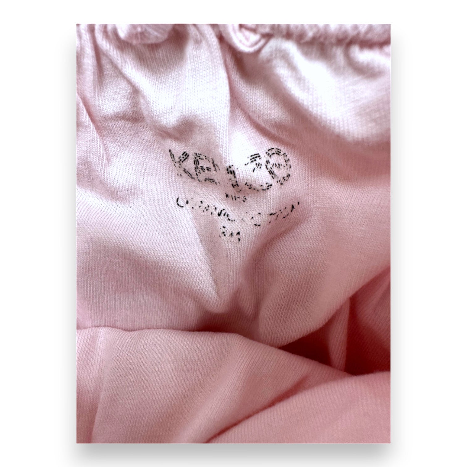 KENZO - Jogging rose avec imprimés - 3 mois