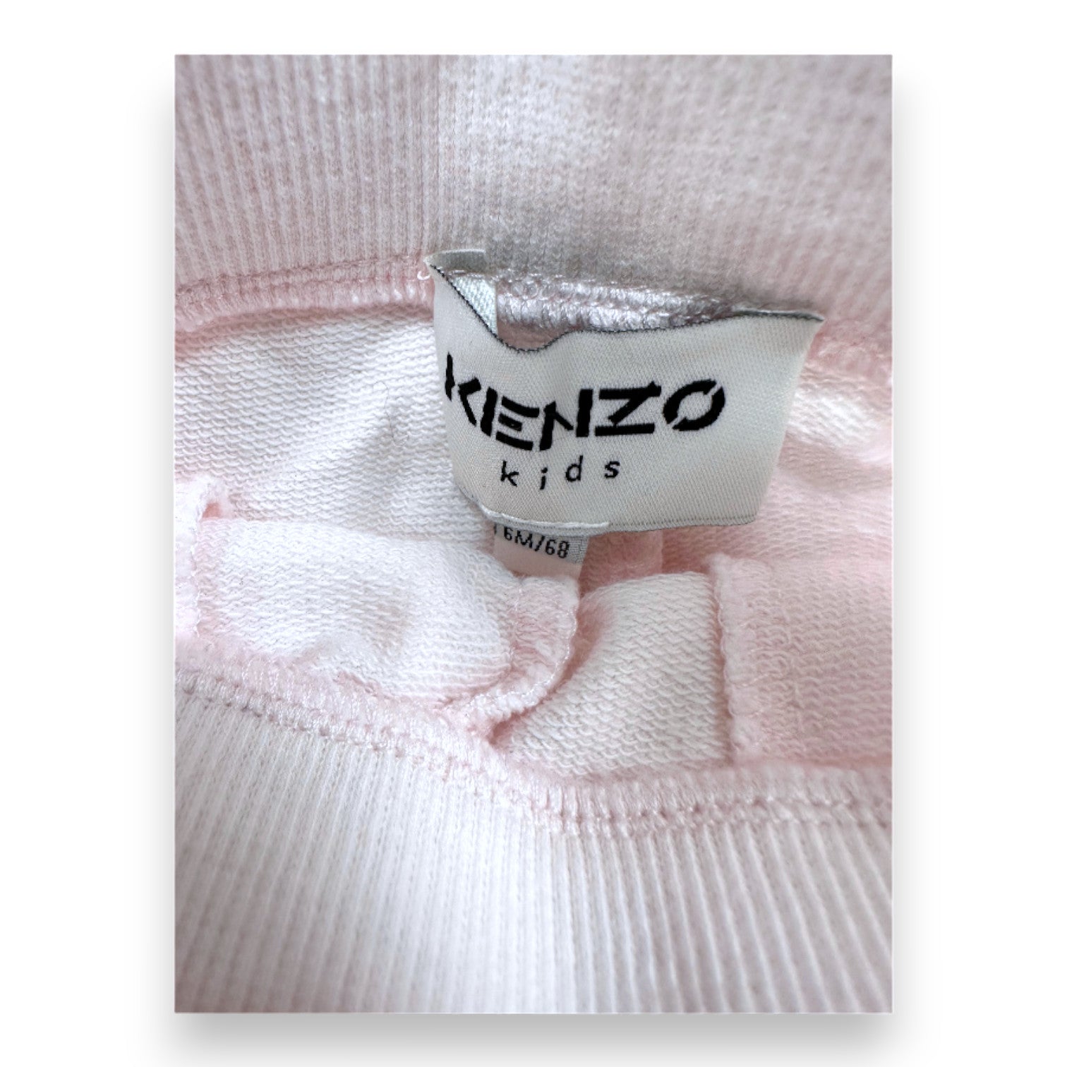 KENZO - jogging rose avec imprimé "Kenzo" - 6 mois