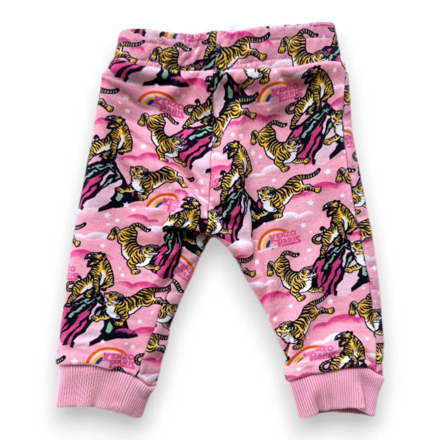 KENZO - Jogging rose avce tigres imprimés - 12 mois