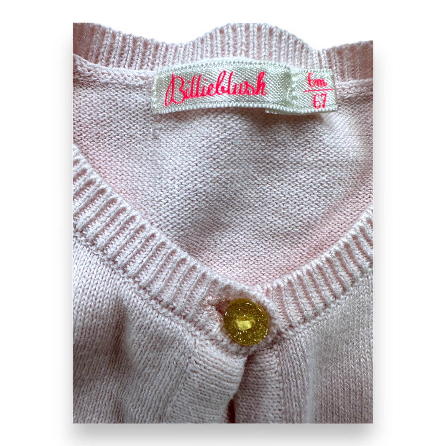 BILLIEBLUSH - Cardigan rose - 6 mois