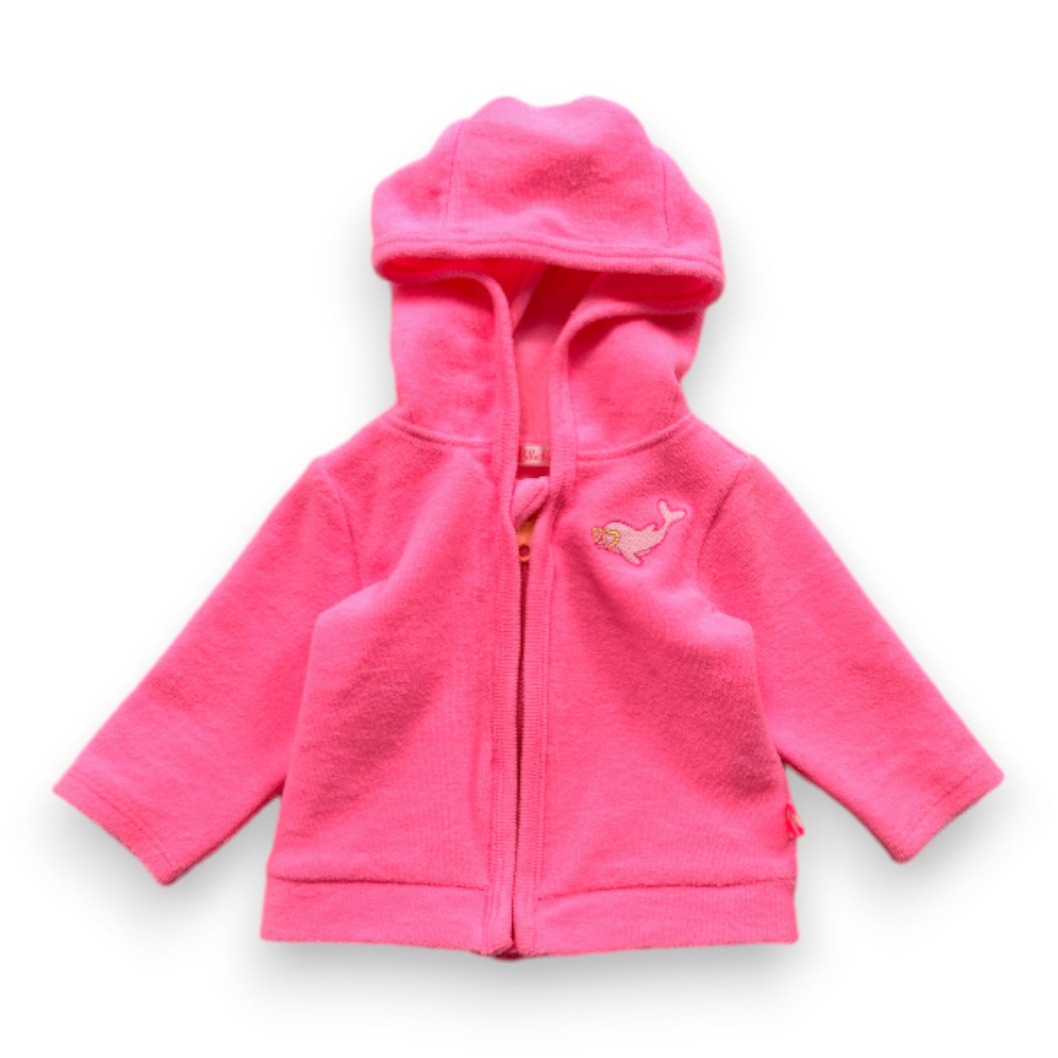 BILLIEBLUSH - Sweat zippé rose fluo - 6 mois