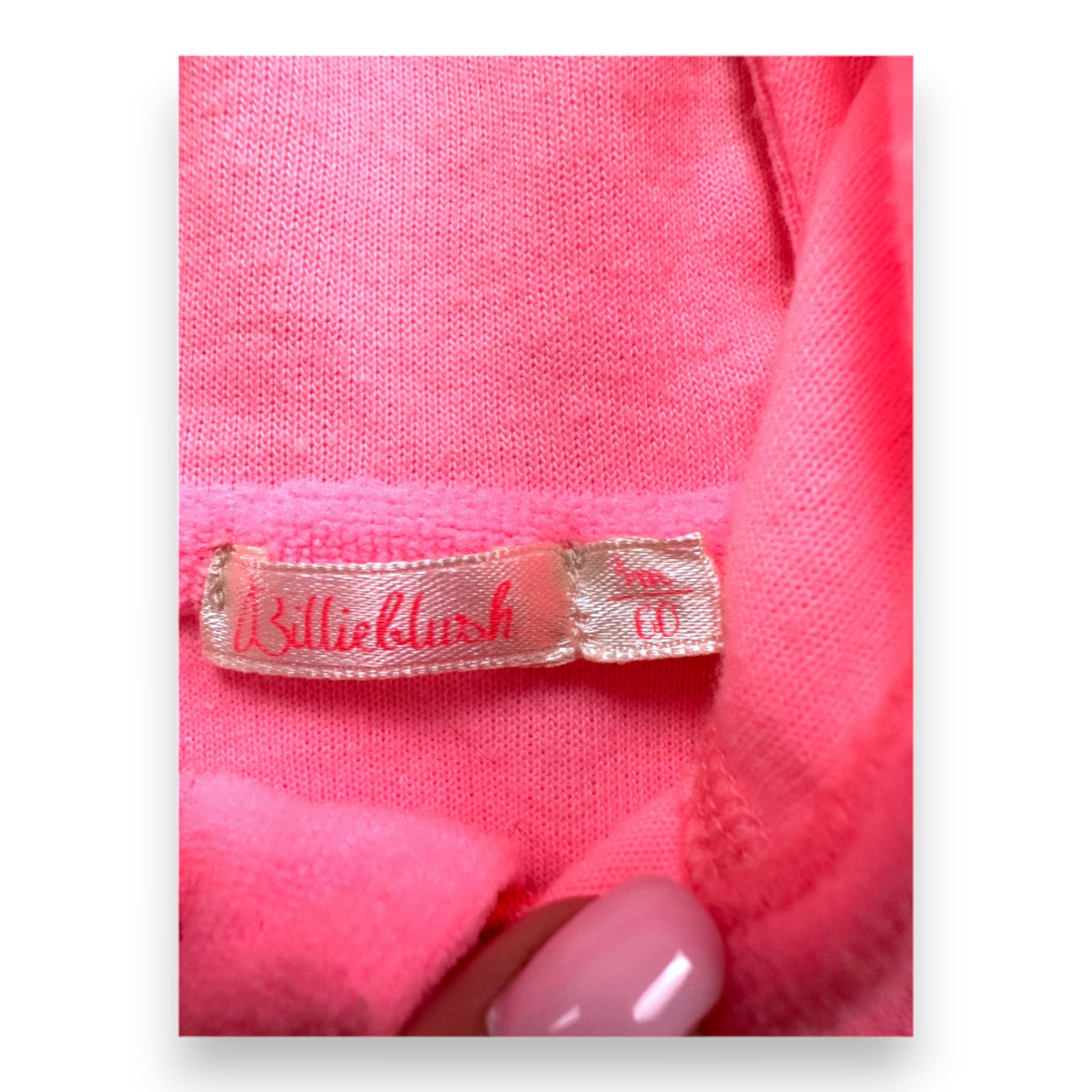 BILLIEBLUSH - Sweat zippé rose fluo - 6 mois