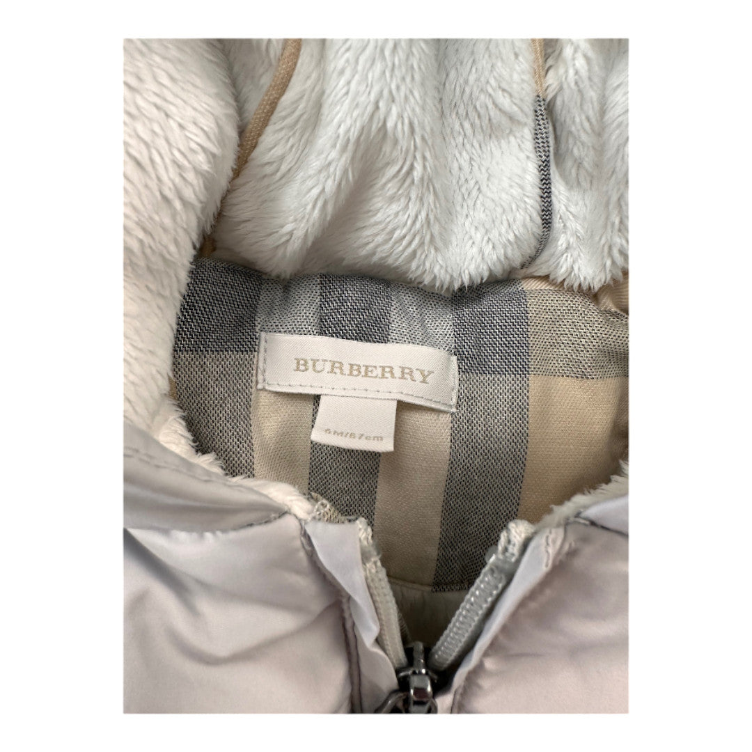 BURBERRY - Combinaison pilote grise - 6 mois