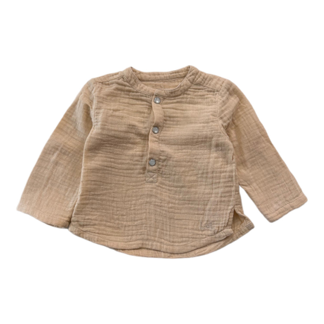 LOUIS LOUISE - Blouse beige légère - 6 mois