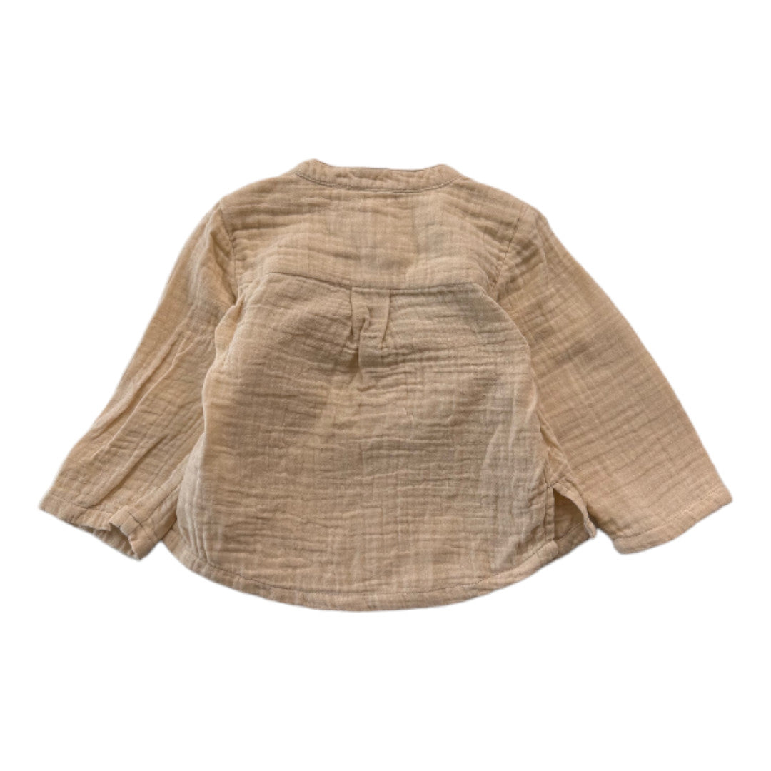 LOUIS LOUISE - Blouse beige légère - 6 mois