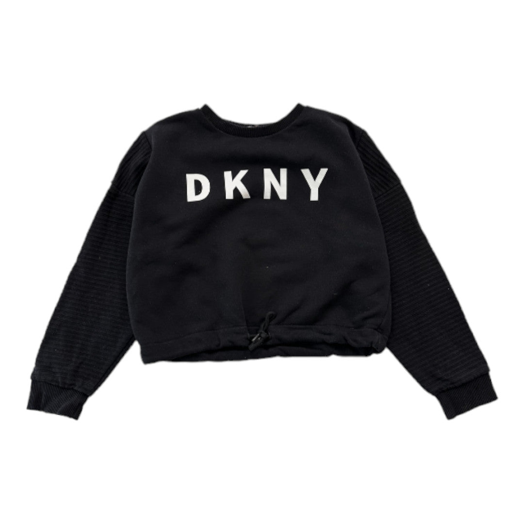 DKNY - sweat noir avec imprimés - 10 ans