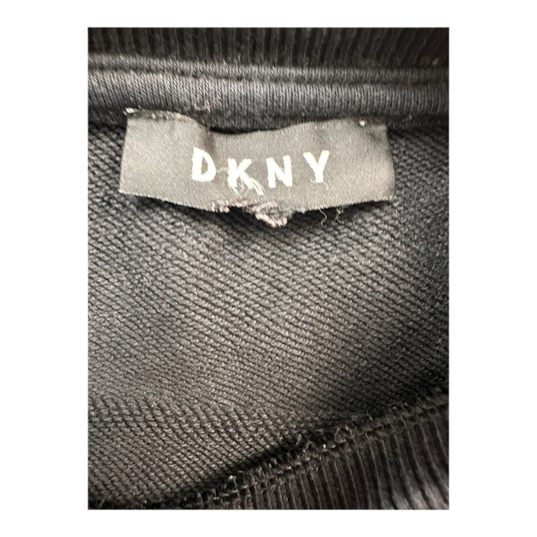 DKNY - sweat noir avec imprimés - 10 ans