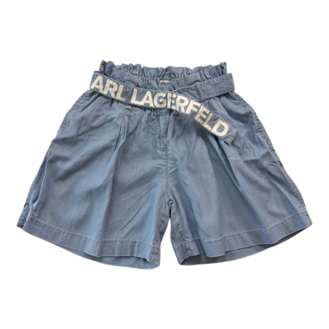 KARL LAGERFELD - Short bleu large - 12 ans