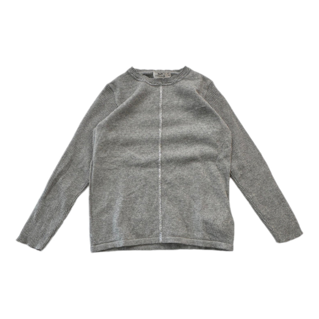 CYRILLUS - Pull gris - 10 ans