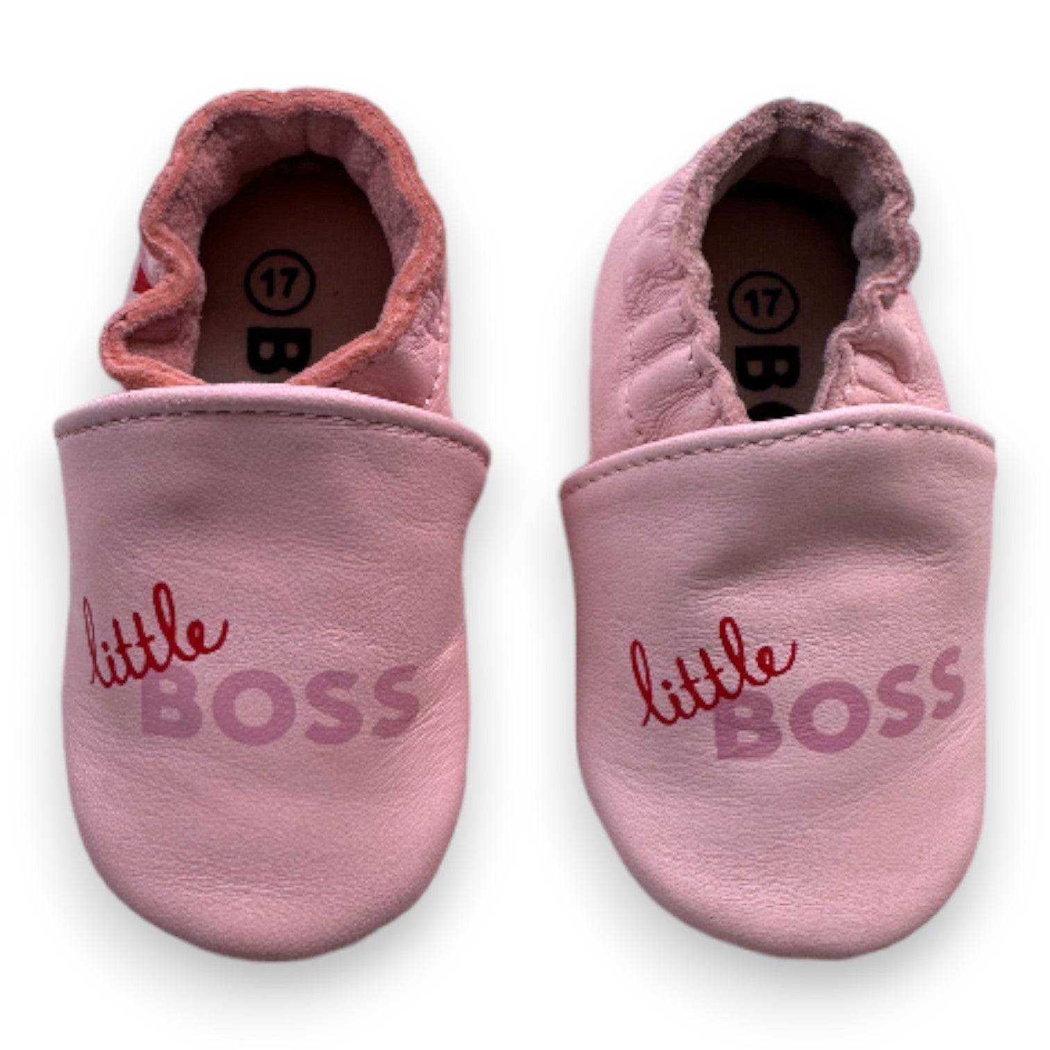 HUGO BOSS - Chaussons roses "Little Boss" - 17