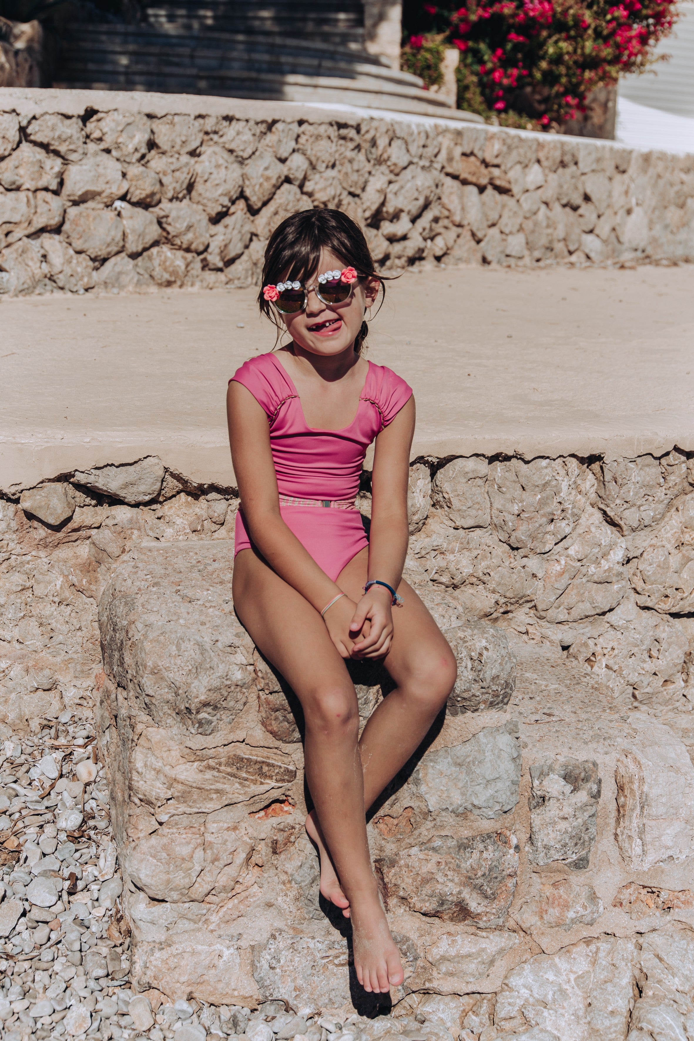 LISON PARIS - Maillot de bain une piève rose neuf - 14 ans