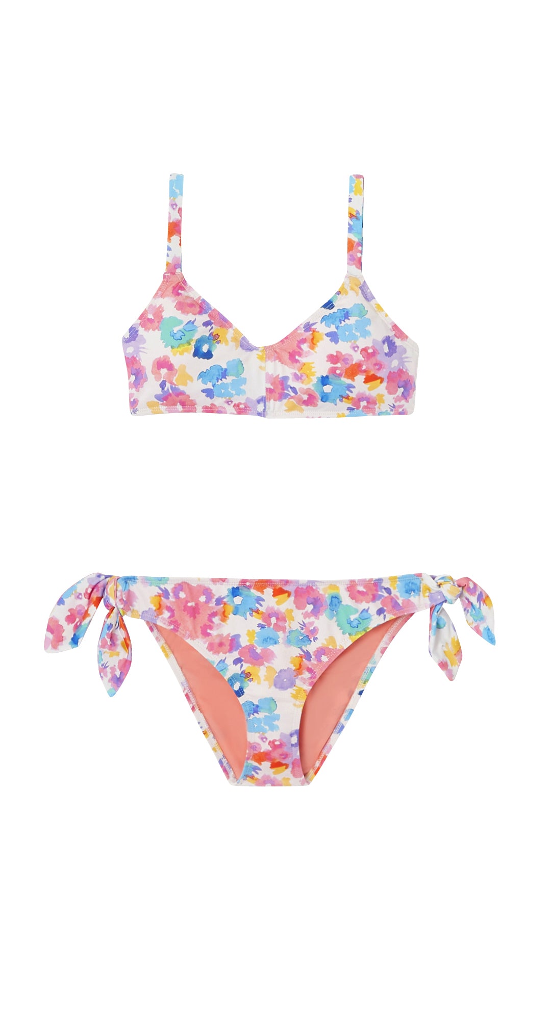 LISON PARIS - Maillot de bain 2 pièces à fleurs neuf - 12 ans