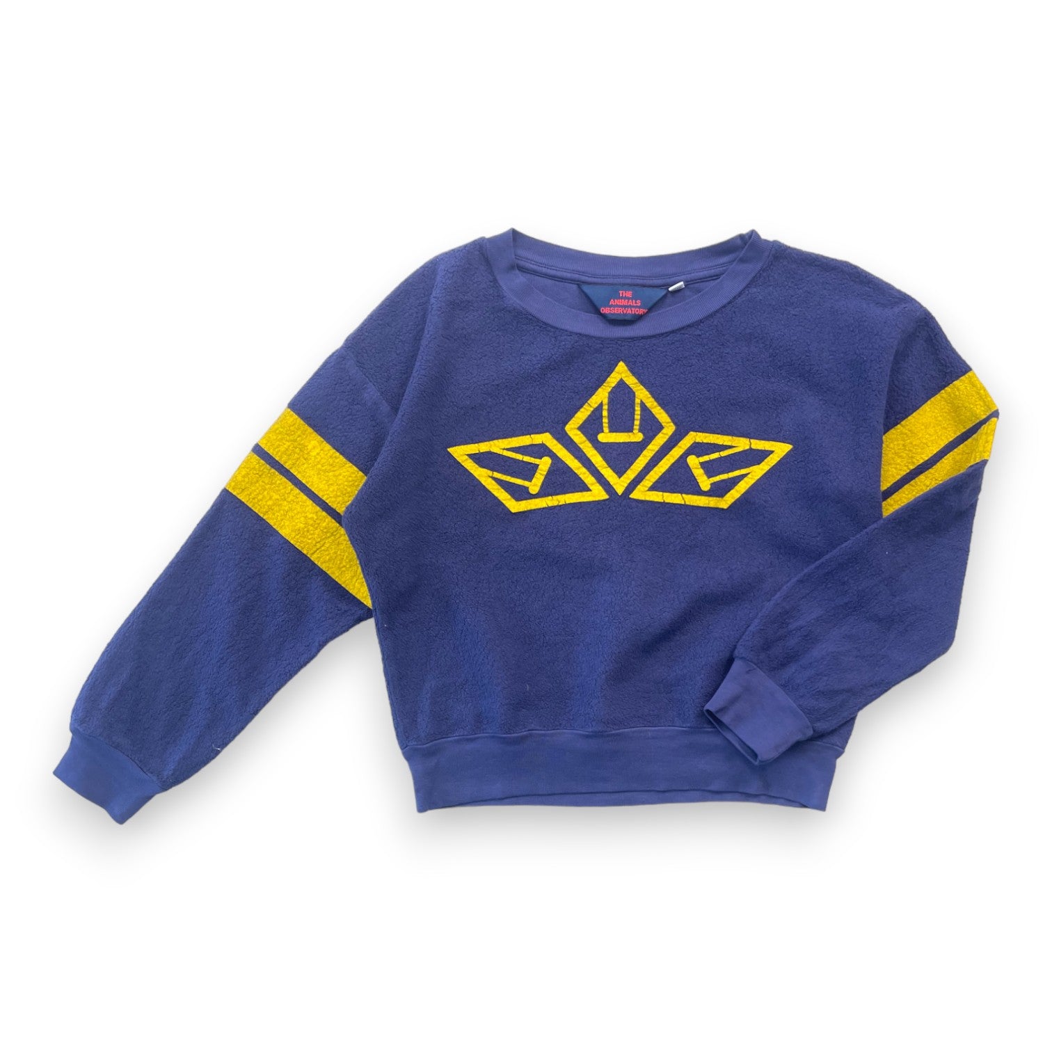 THE ANIMALS OBSERVATORY - Sweat bleu marine et jaune - 4 ans