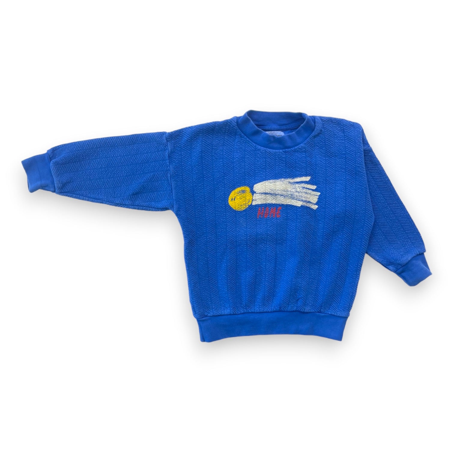 BOBO CHOSES - Sweat bleu "Home" - 4/5 ans