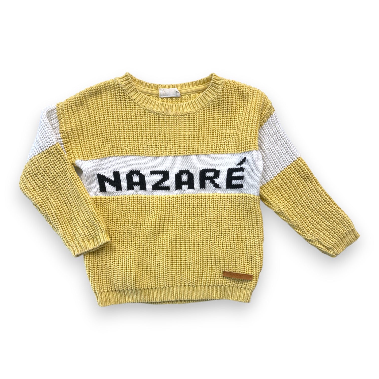 PIUPIUCHICK - Pull jaune "Nazaré" - 4 ans