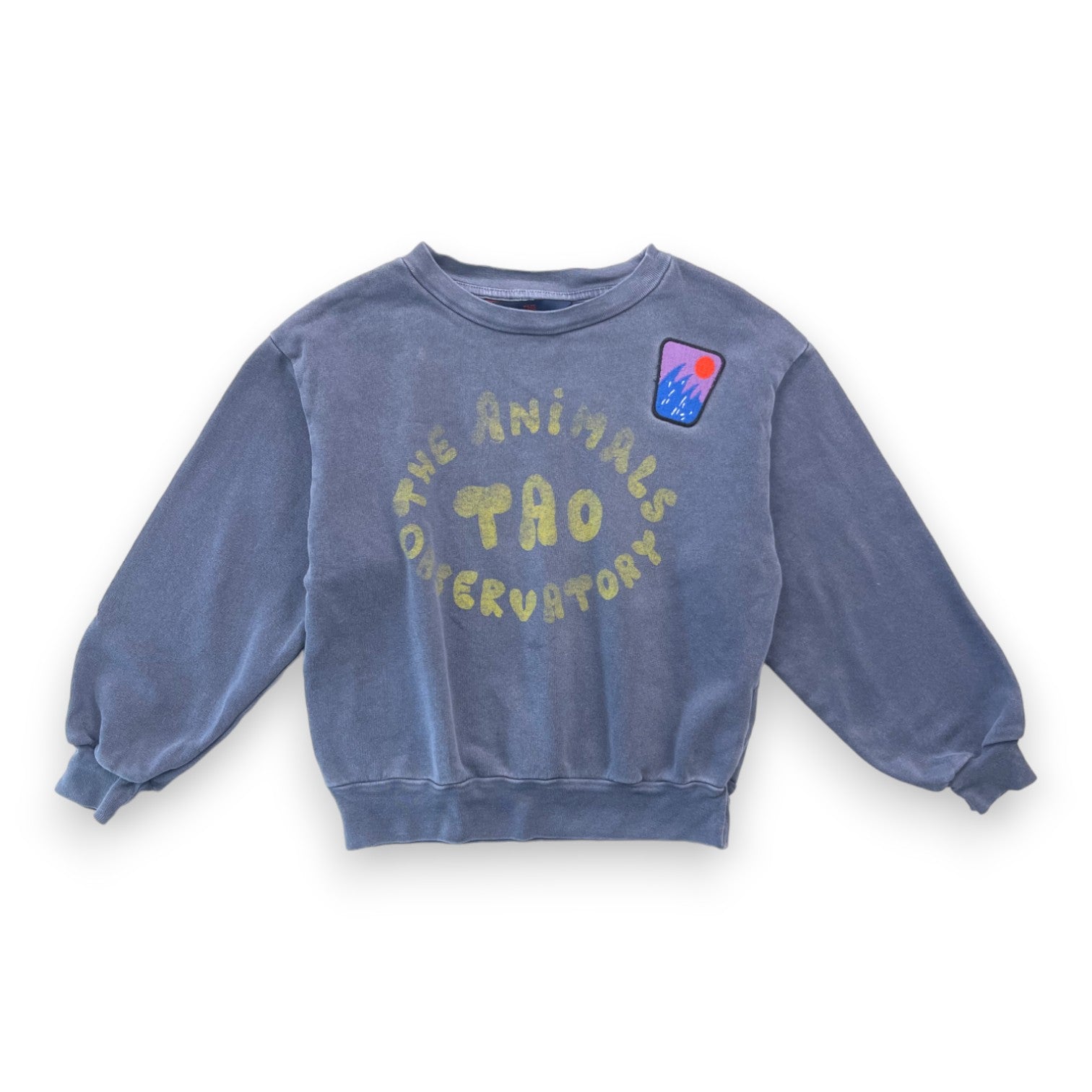 THE ANIMALS OBSERVATORY - Sweat large gris à motifs - 4 ans