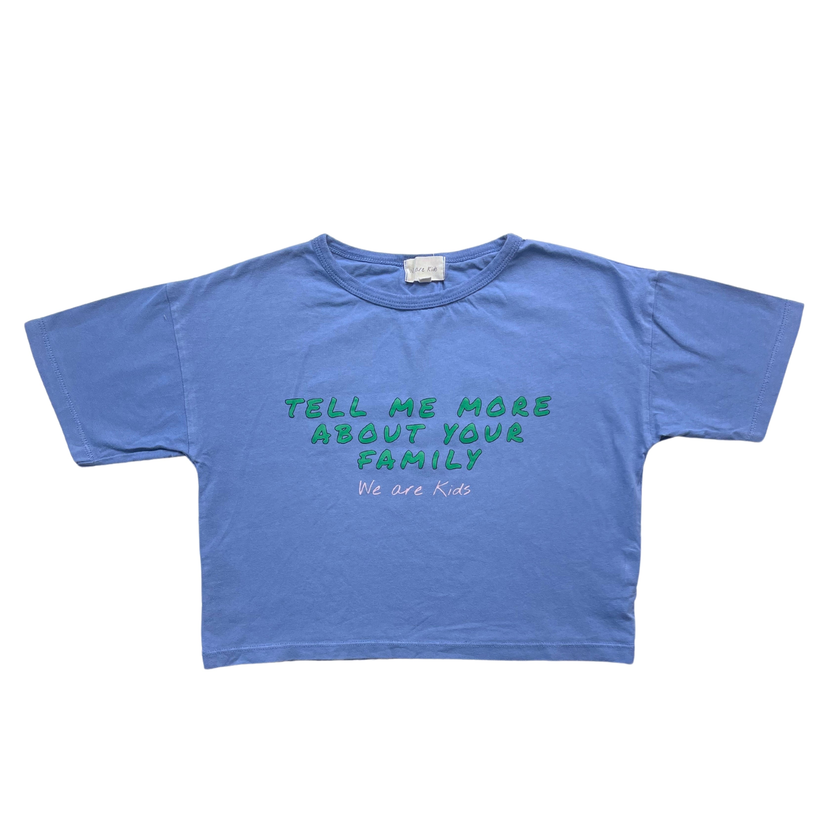 WE ARE KIDS - T shirt bleu à inscriptions - 4/5 ans