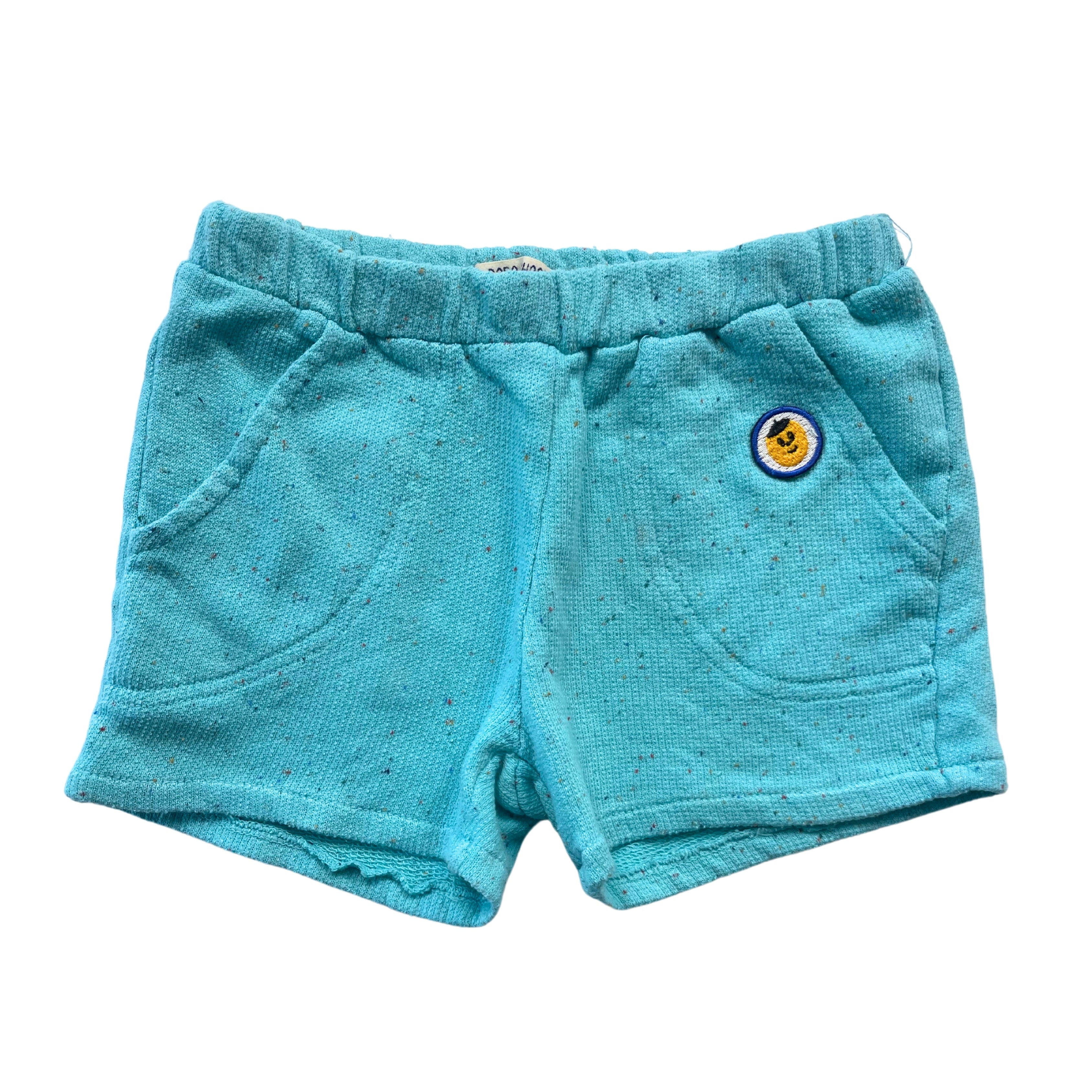 BOBO CHOSES - Short bleu turquoise - 4/5 ans