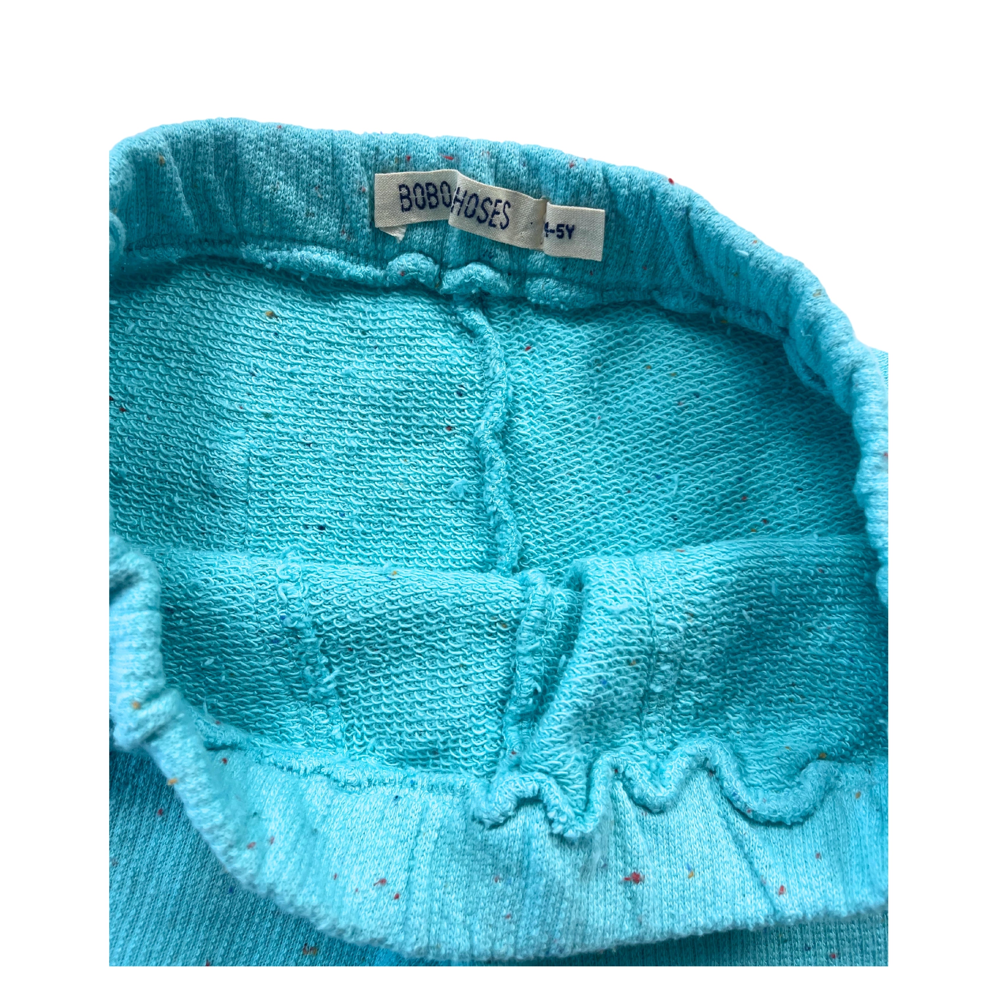 BOBO CHOSES - Short bleu turquoise - 4/5 ans