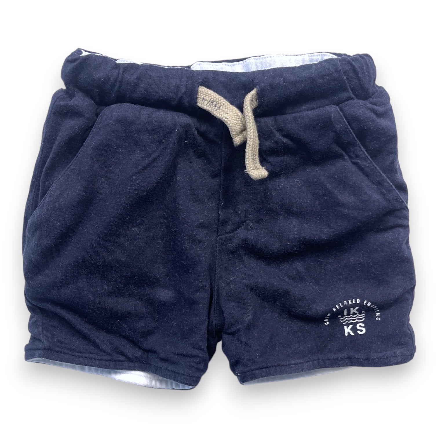 IKKS - Short bleu réversible - 12 mois