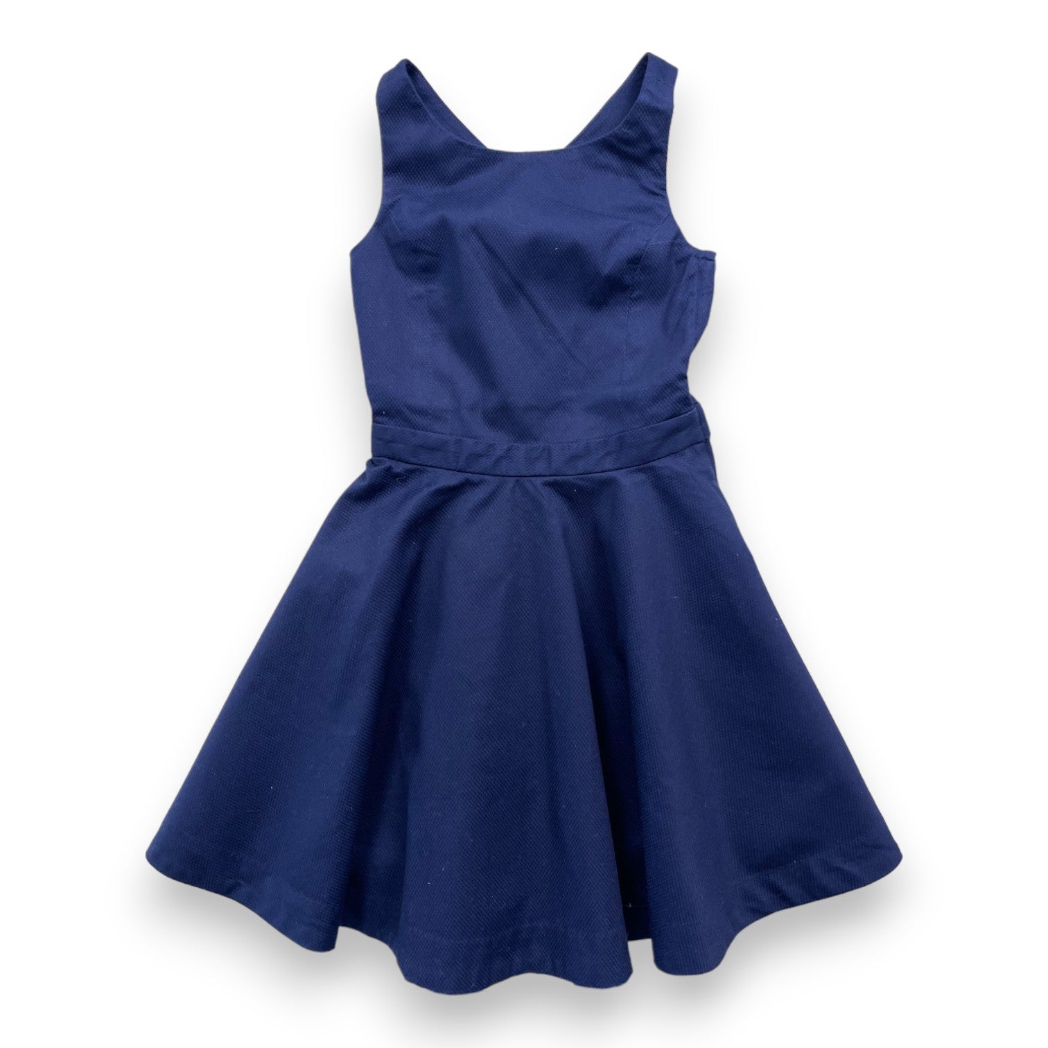 RALPH LAUREN - Robe bleue marine évasée dos nu (neuve) - 8 ans