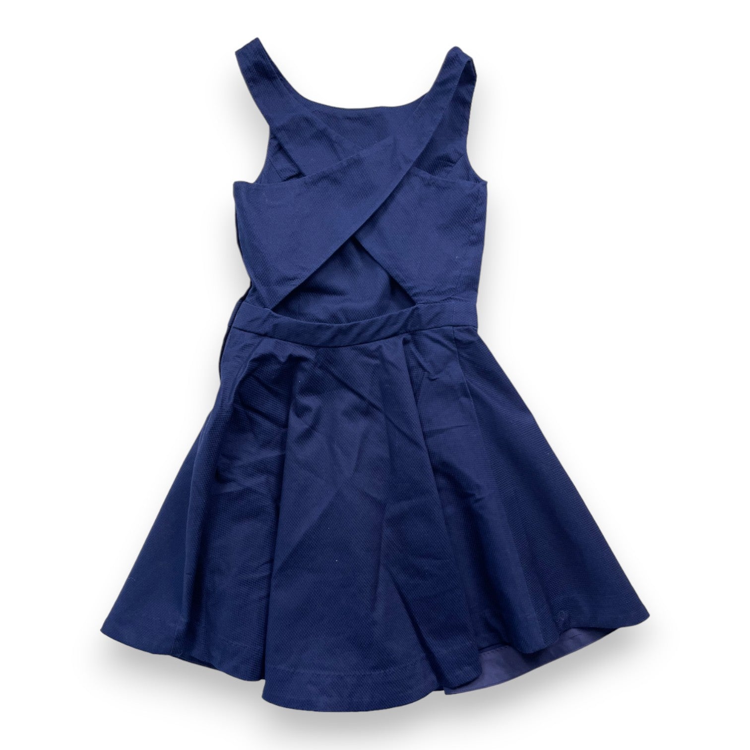 RALPH LAUREN - Robe bleue marine évasée dos nu (neuve) - 8 ans