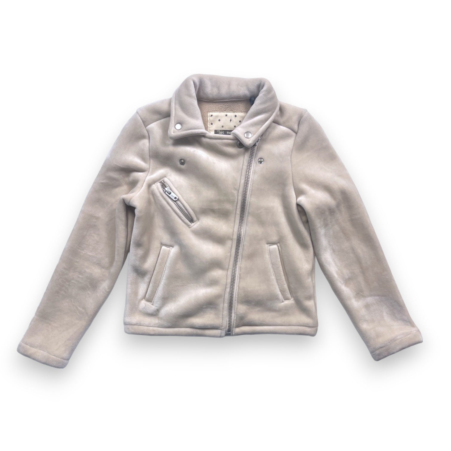 IKKS - Veste en velours rose pâle - 6 ans