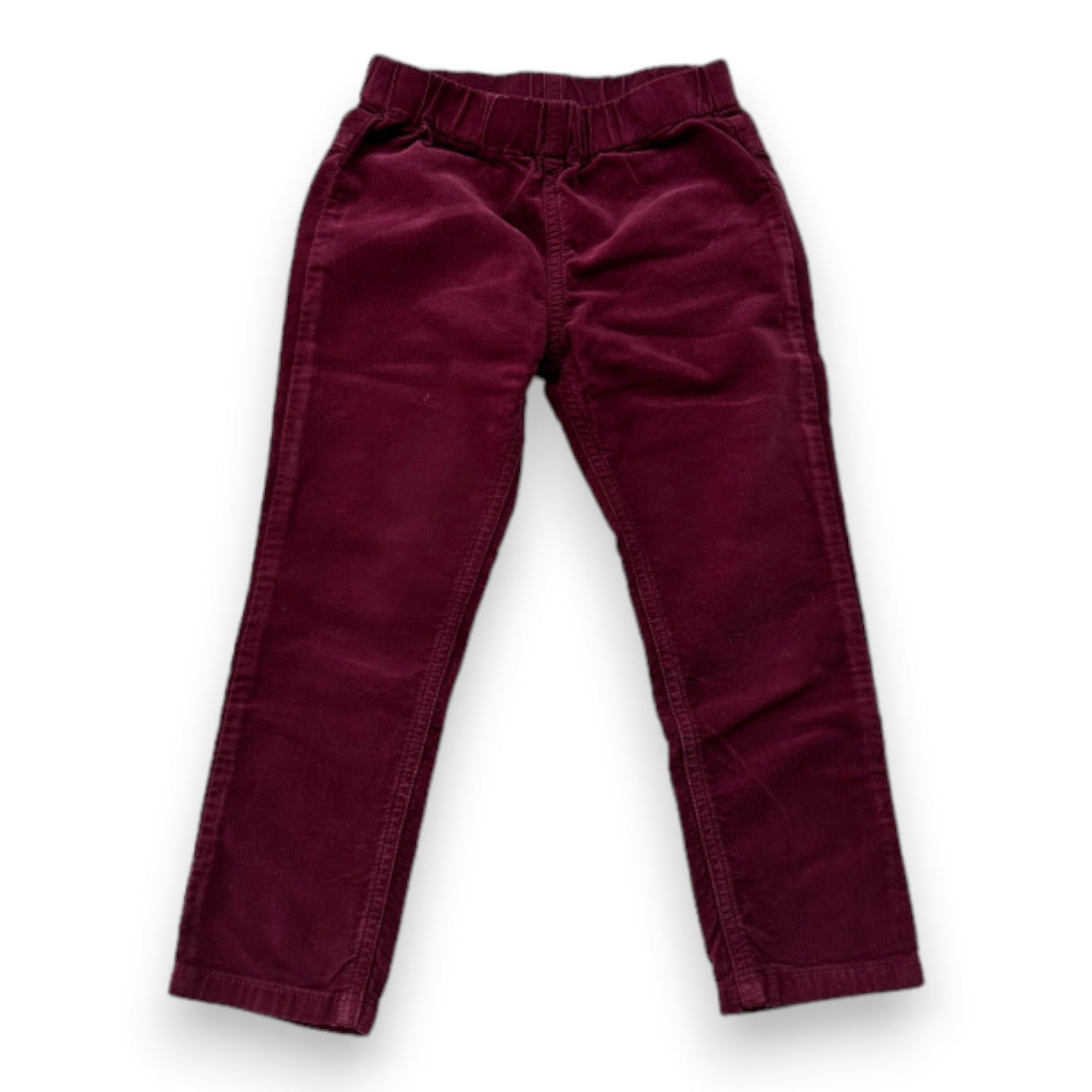 BONTON - Pantalon bordaux effet velours - 4 ans