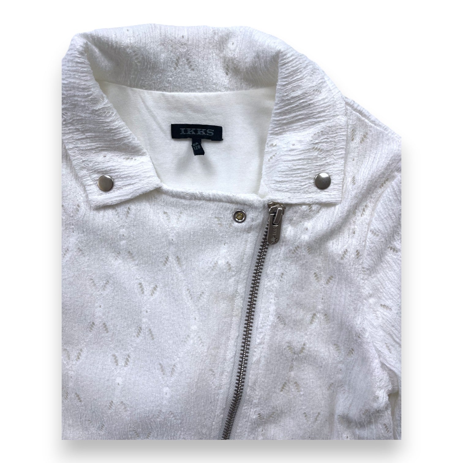 IKKS - Veste blanche légère - 8 ans