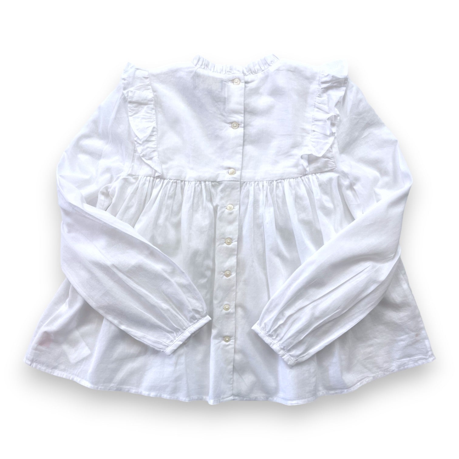 RALPH LAUREN - Blouse blanche (neuve) - 7 ans