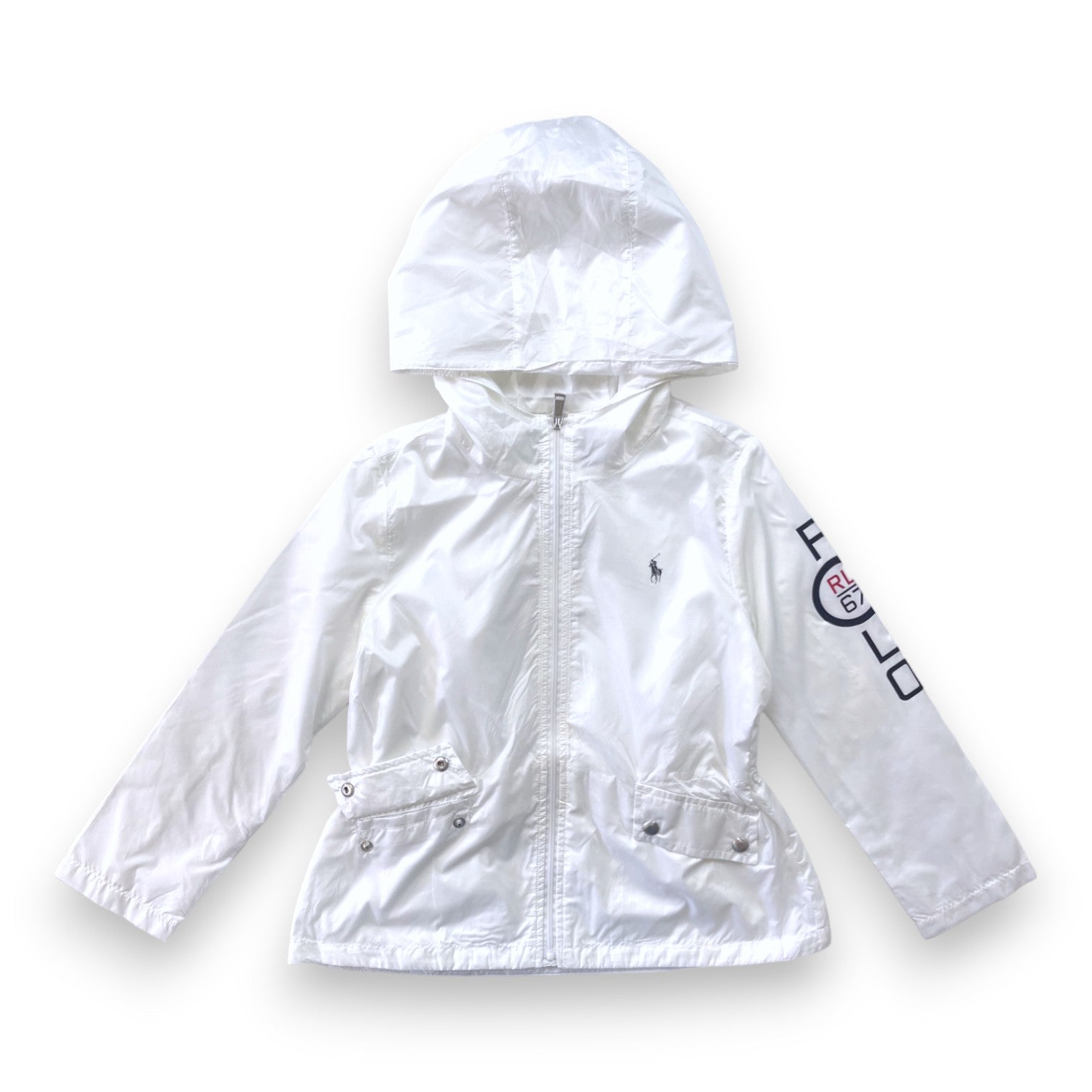 RALPH LAUREN - Veste de pluie blanche légère - 6 ans