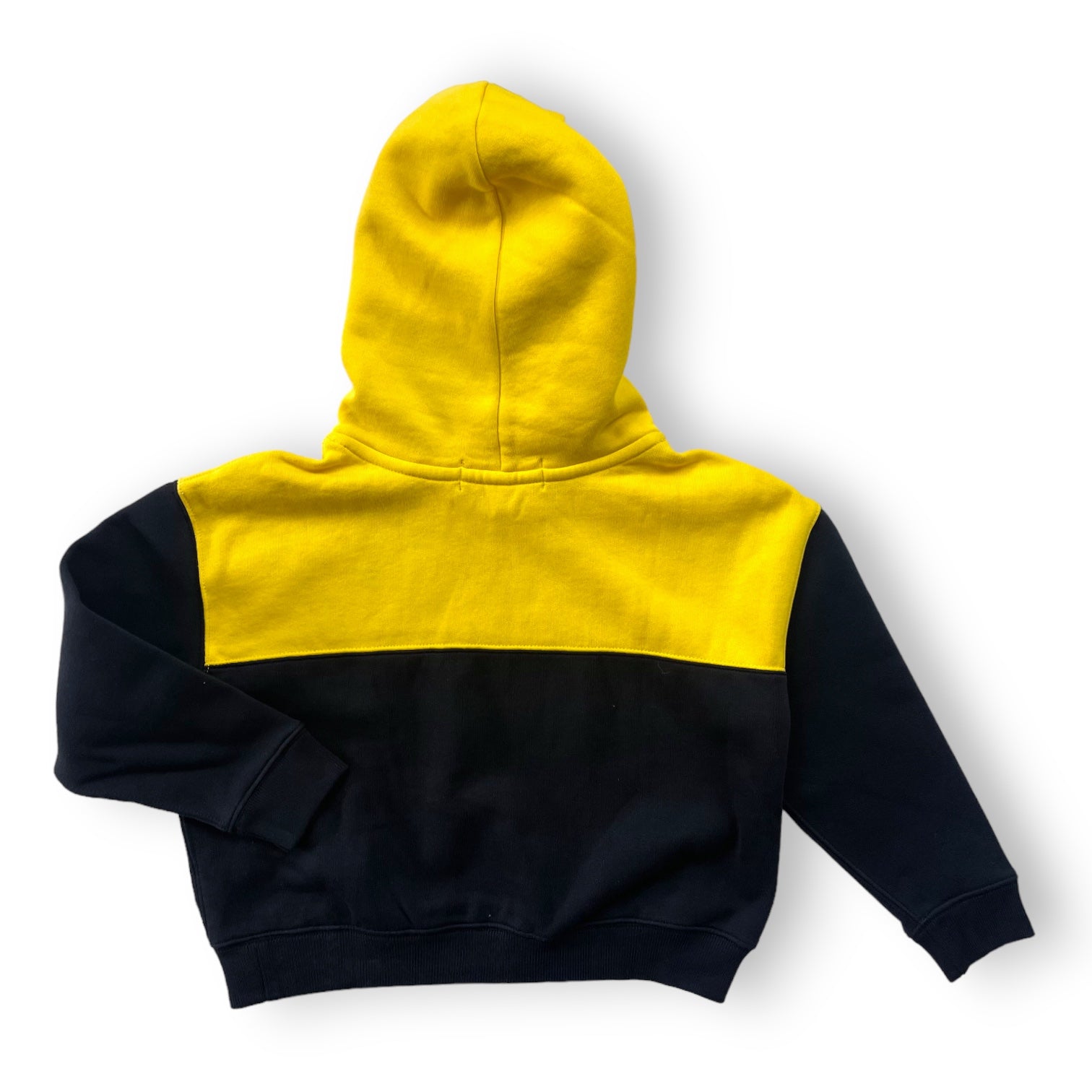 RALPH LAUREN - Sweat polo sport noir et jaune - 7 ans