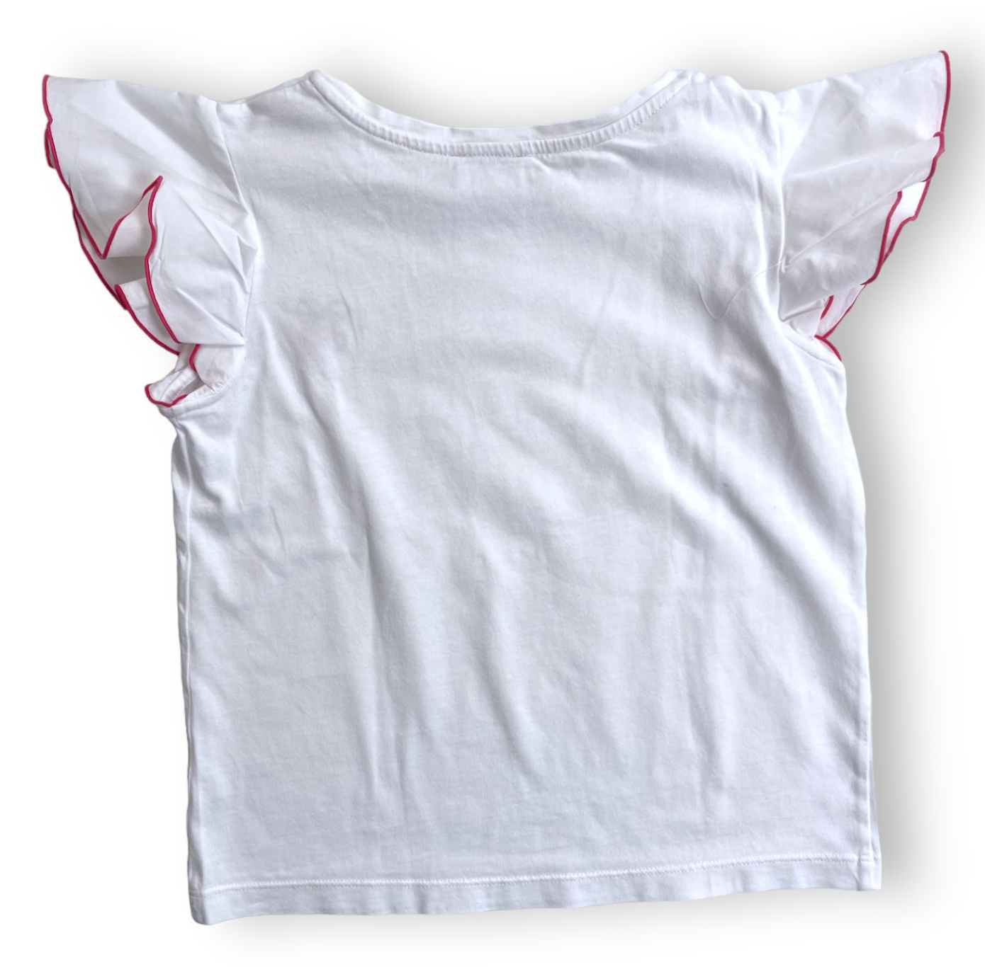 JACADI - T shirt blanc manches volantées - 6 ans