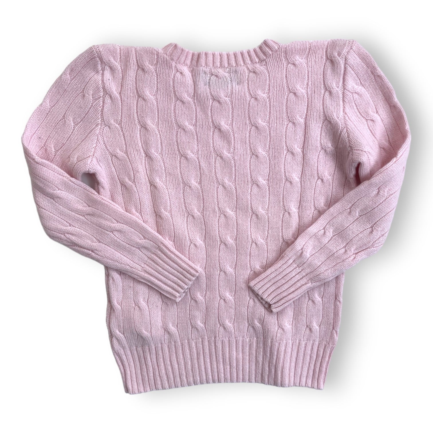 RALPH LAUREN - Pull rose clair en cachemire - 4/5 ans