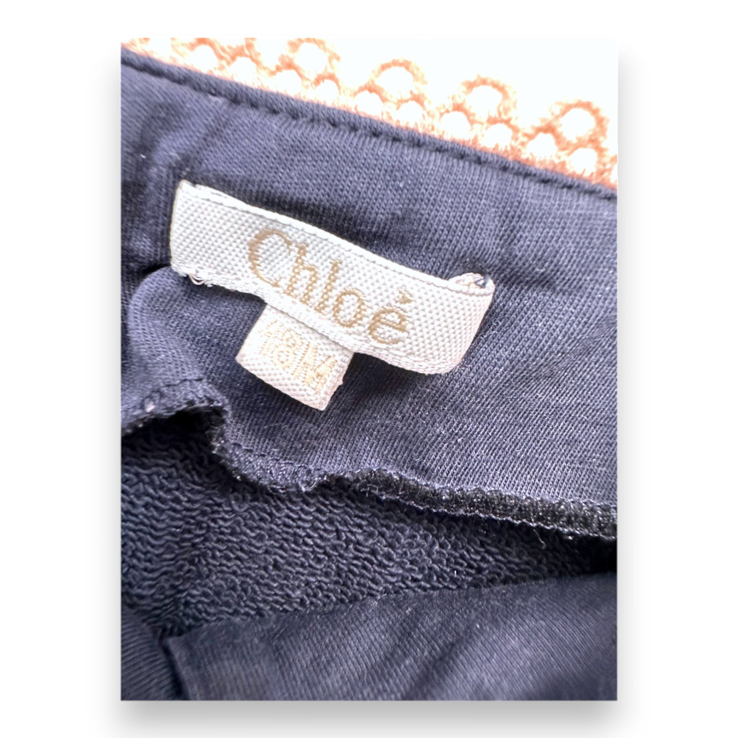 CHLOE - Robe à manche courtes bleu marine - 18 mois