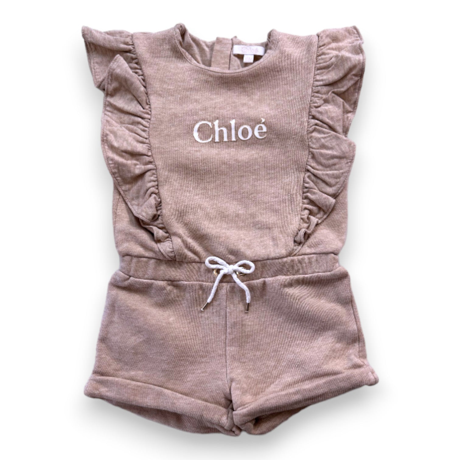 CHLOE - Combi-short marron imprimé "Chloé" - 18 mois