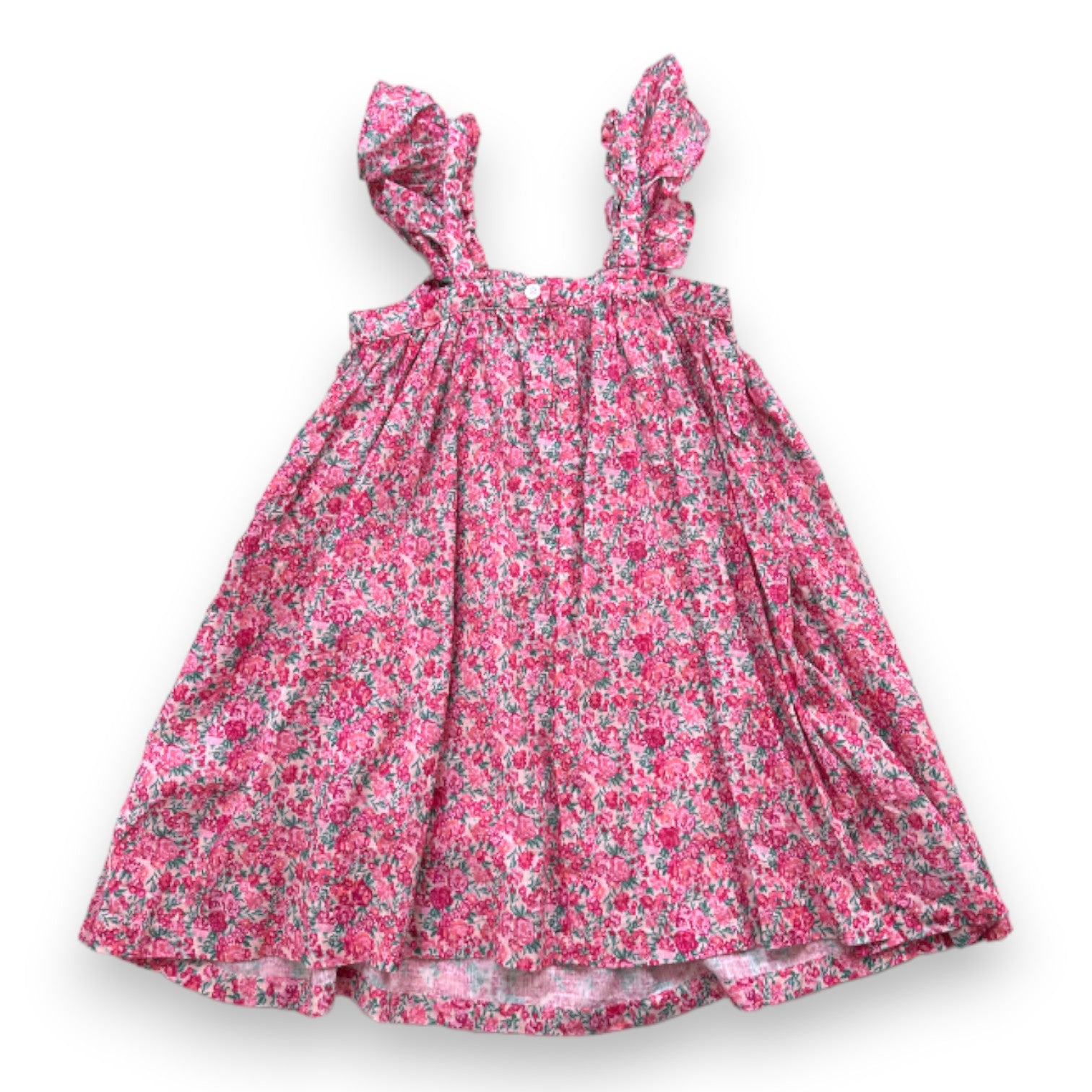 FLOLOVE PARIS - Robe tissu liberty rose - 8 ans