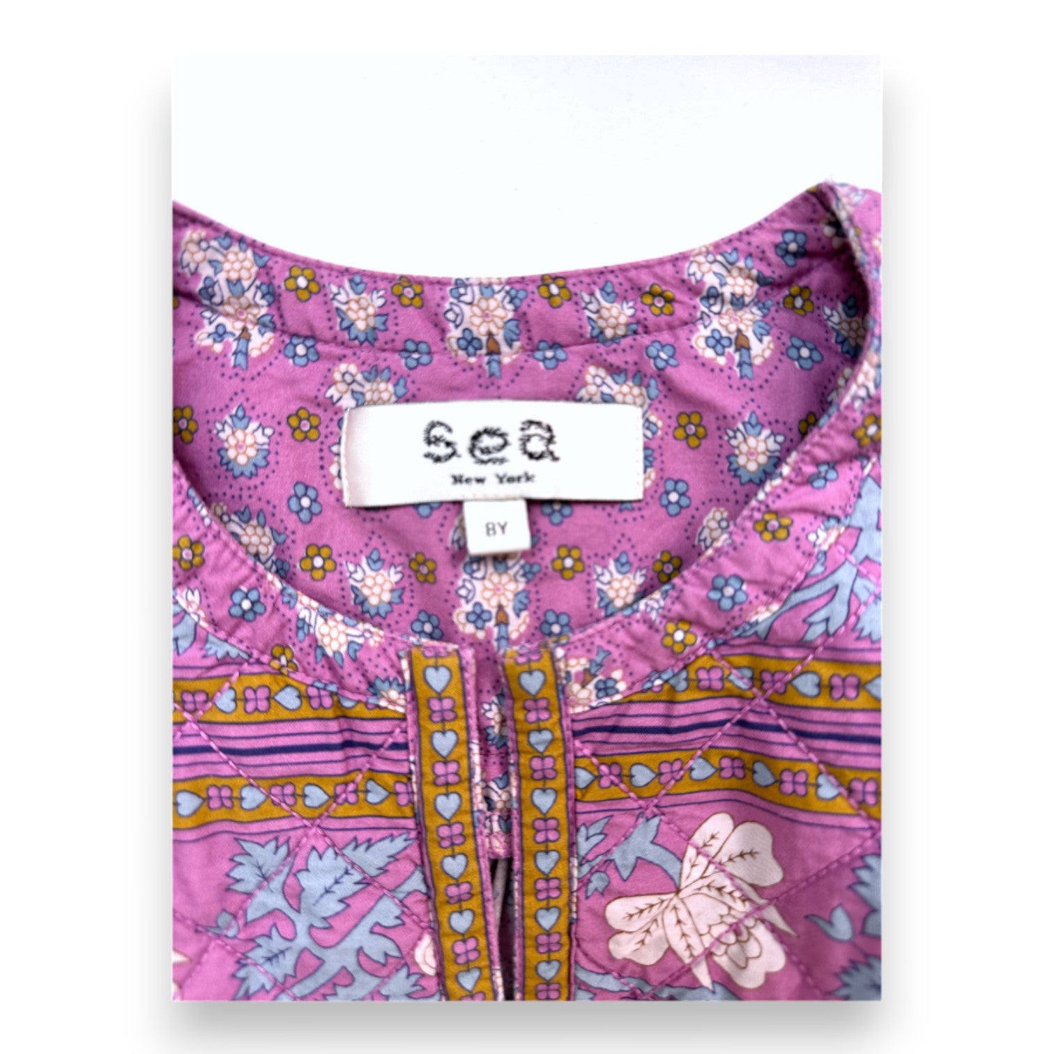 SEA NEW YORK - Robe violette à motifs - 8 ans