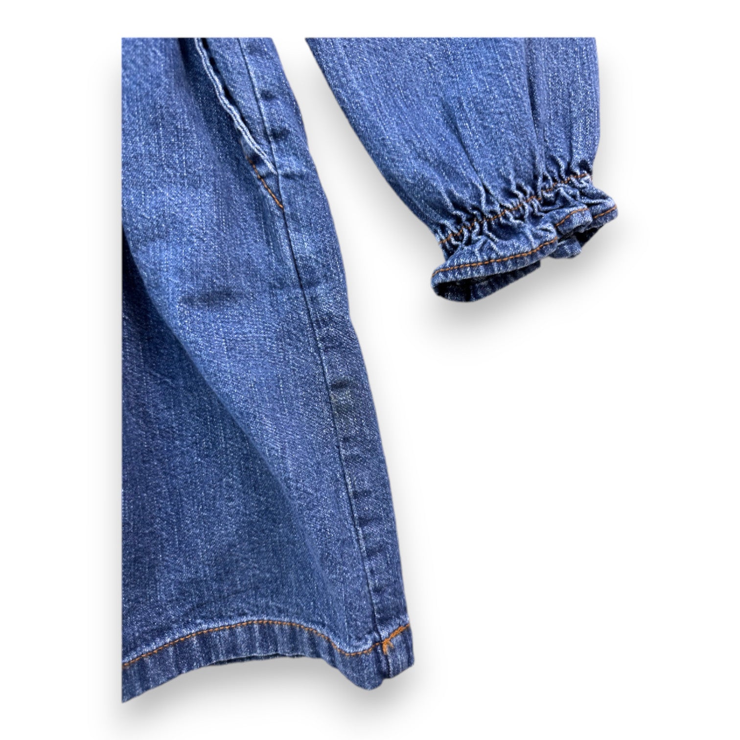 LOUIS LOUISE - Robe en denim manches longues - 8 ans