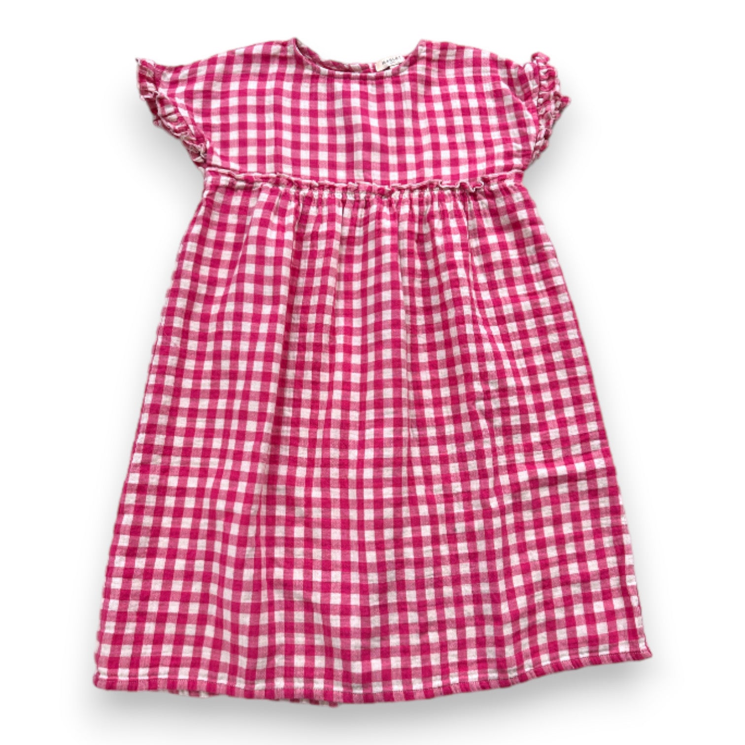 MARLOT PARIS - Robe vichy rose - 8 ans