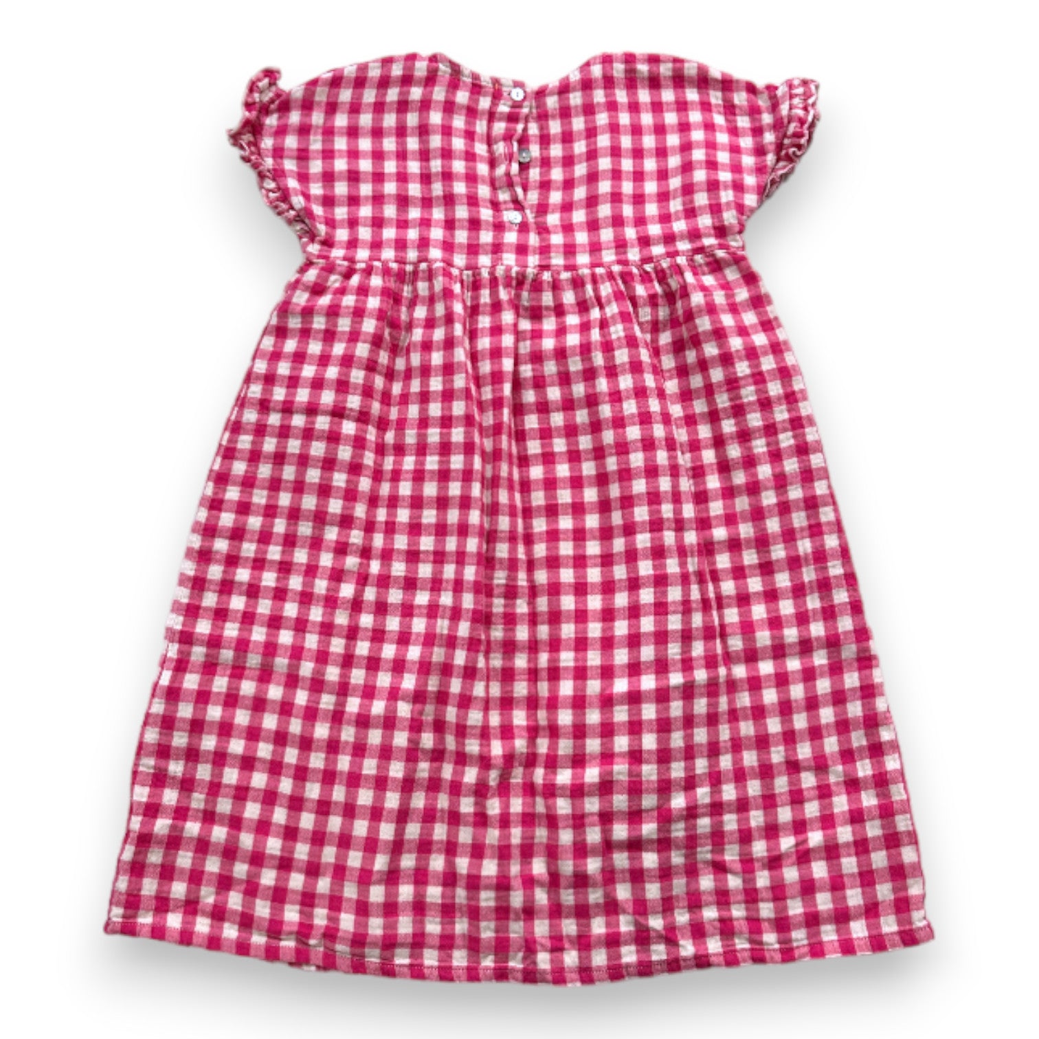 MARLOT PARIS - Robe vichy rose - 8 ans