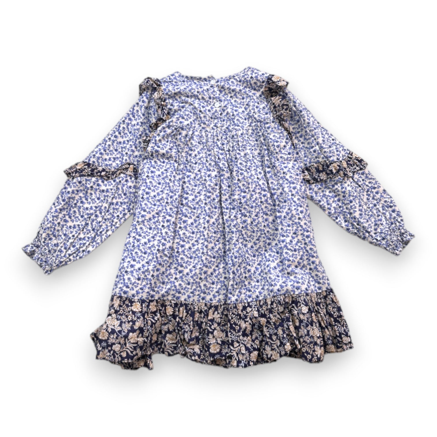 LOUISE MISHA - Robe patchwork colorée motifs fleurs - 8 ans