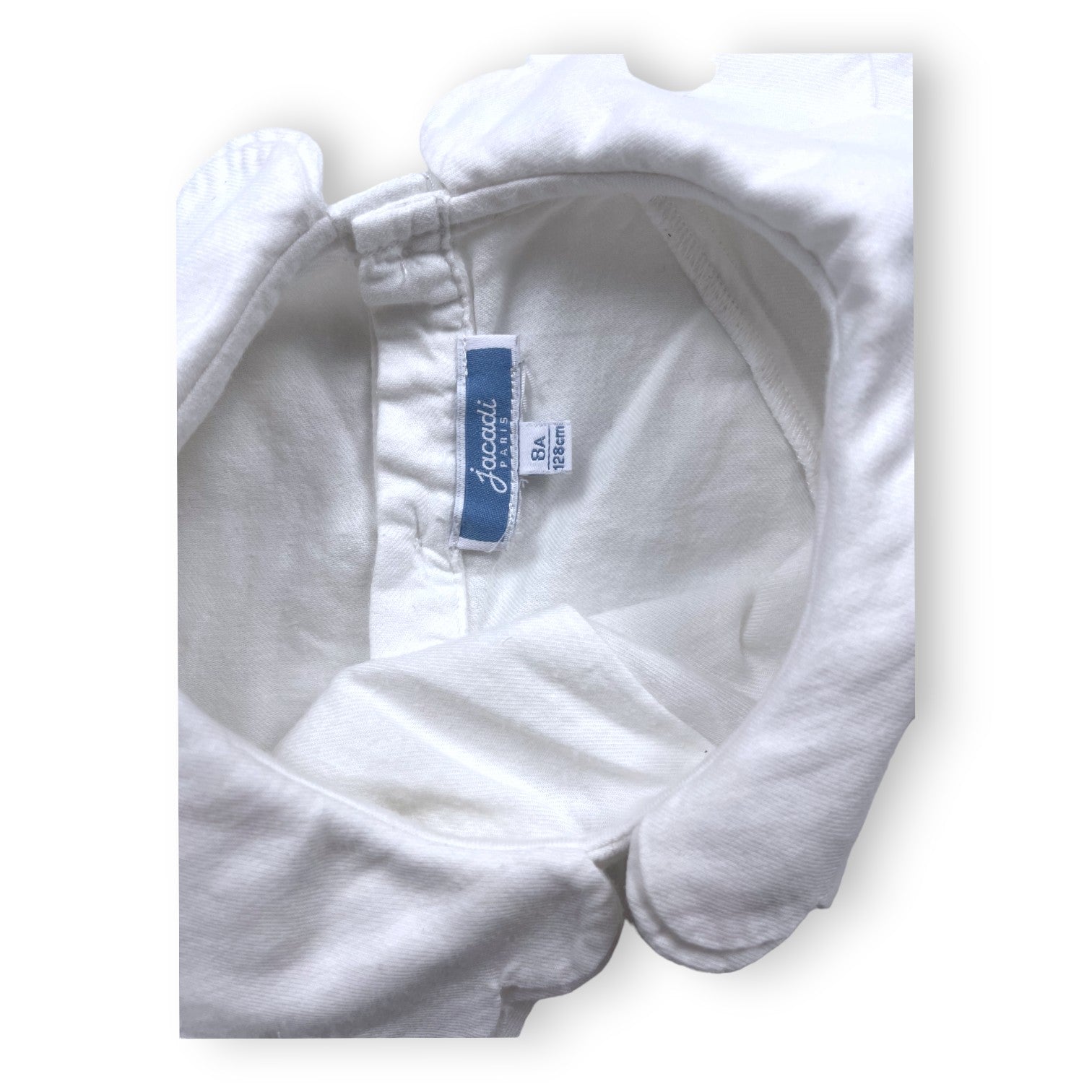 JACADI - T shirt manches longues blanc - 8 ans