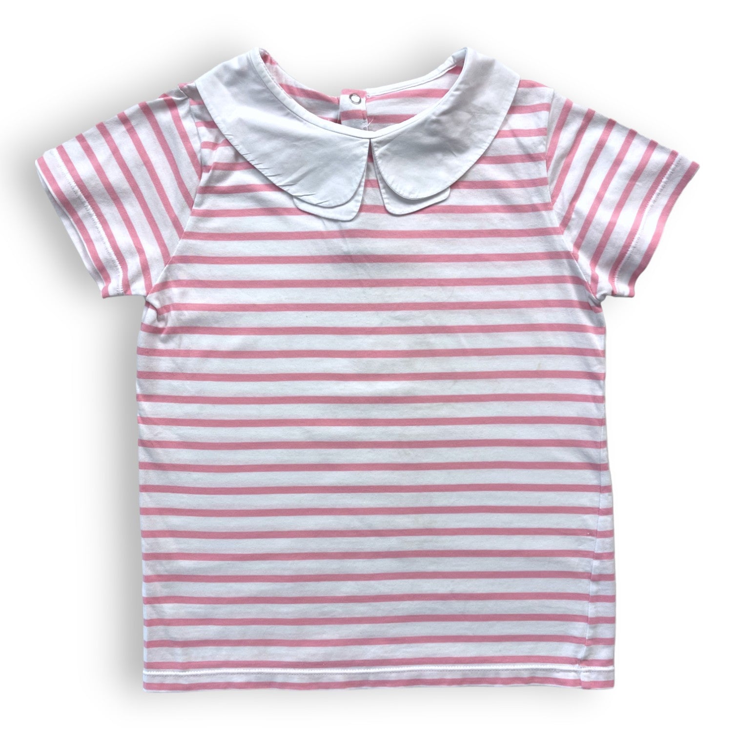 JACADI - T shirt rayé rose - 8 ans