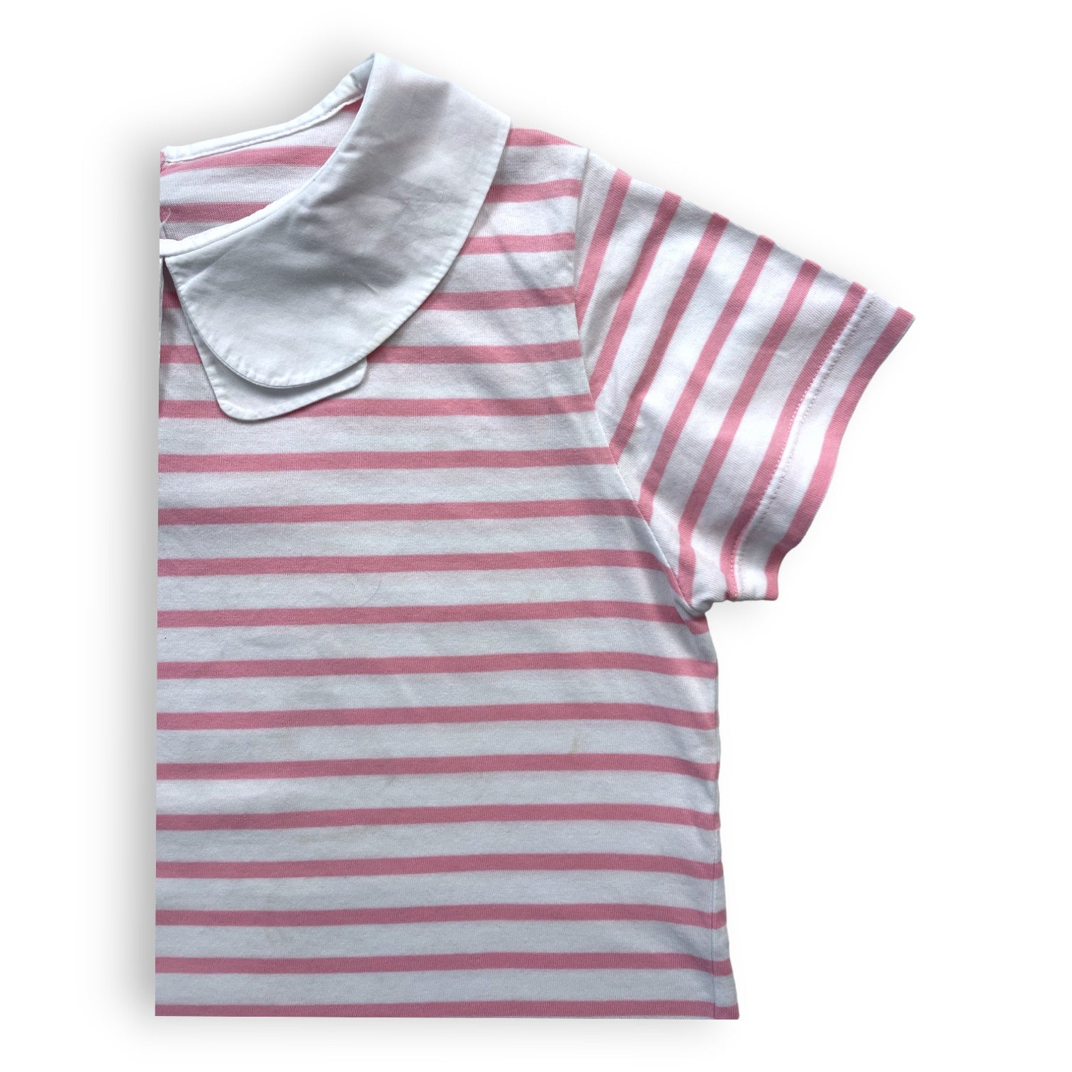 JACADI - T shirt rayé rose - 8 ans