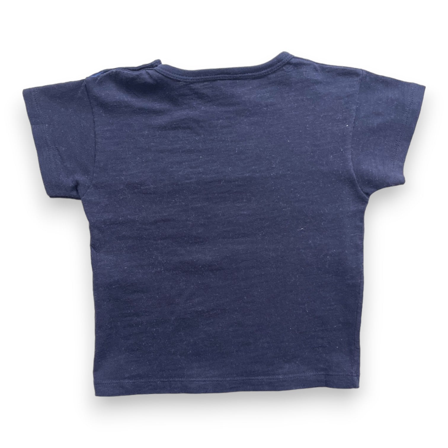 PETIT BATEAU - T shirt bleu nuit - 2 ans