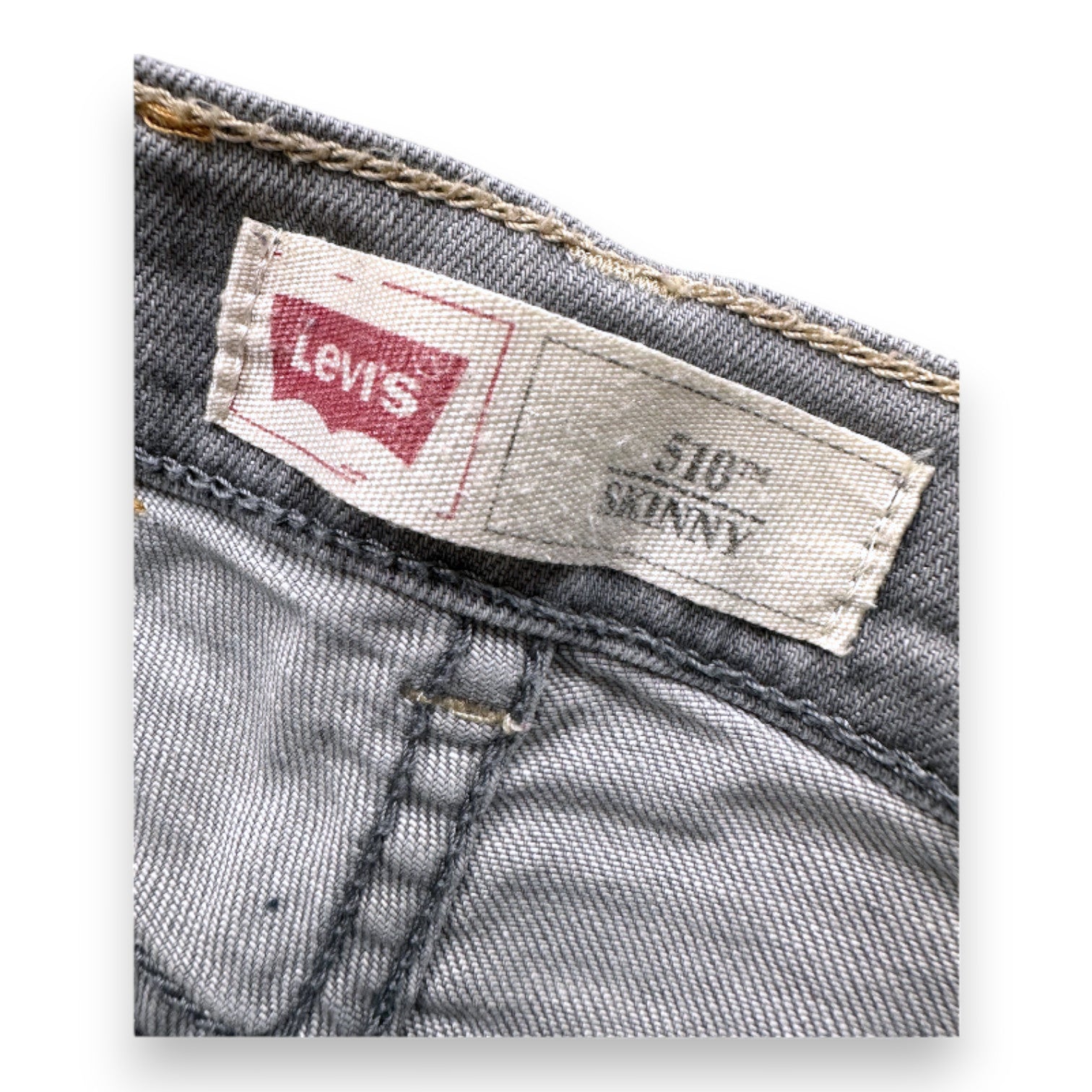 LEVI'S - Jean slim gris - 2 ans